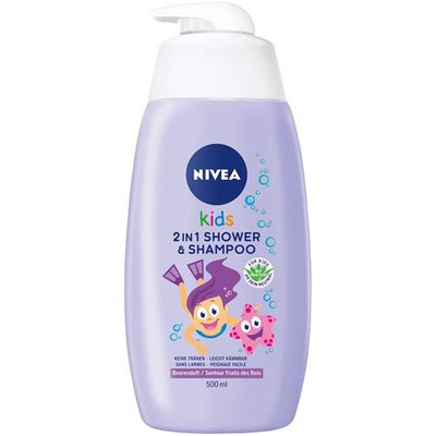 NIVEA Kids 2in1 Shower&Shampoo Girl Beerend - COSMONDO