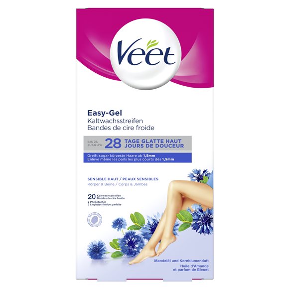 VEET Kaltwachsstreif Bikini&Achseln sens - COSMONDO