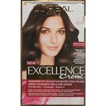 EXCELLENCE Creme Triple Prot 3 dunkelbraun - COSMONDO