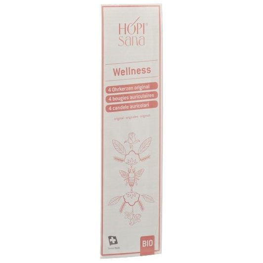 HOPISANA Ohrenkerzen rosa Wellness - COSMONDO