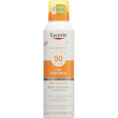 Eucerin SUN Body Spray Oil Control Dry Touch LSF50 - COSMONDO