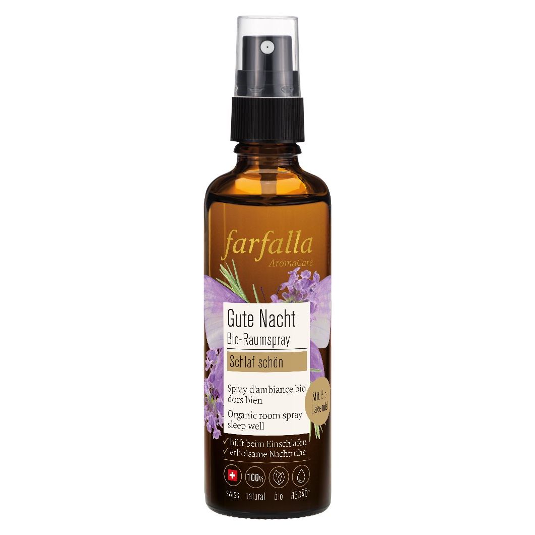 FARFALLA Bio-Raumspray Lavendel schlaf schön - COSMONDO