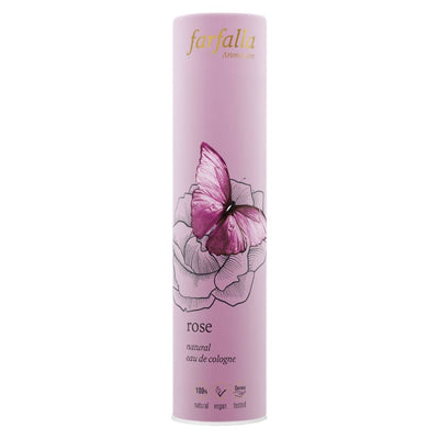 FARFALLA natural eau de cologne Rose - COSMONDO