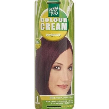 HENNA PLUS Colour Cream 3.67 burgund - COSMONDO