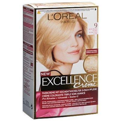 EXCELLENCE Creme Triple Prot 9 sehr helles blond - COSMONDO