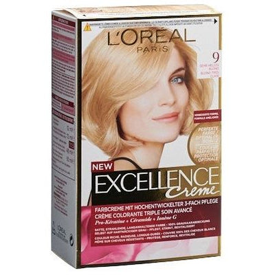 EXCELLENCE Creme Triple Prot 9 sehr helles blond - COSMONDO
