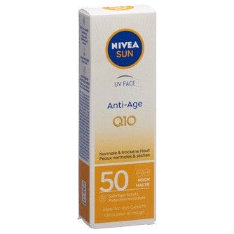 Nivea Sun UV Face Anti-Age Q10 LSF 50 - COSMONDO