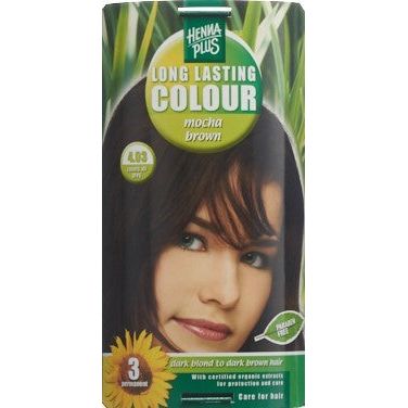 HENNA PLUS Long Last Colour 4.03 mokkabraun - COSMONDO