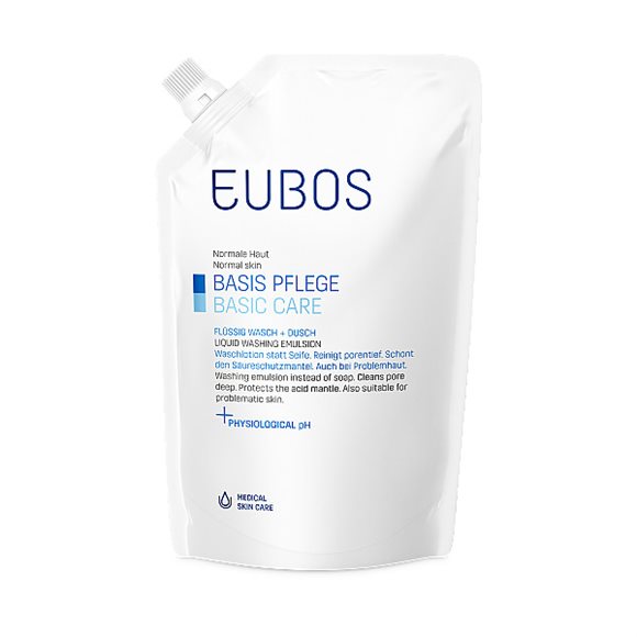 EUBOS Seife liquide unparf blau refill - COSMONDO