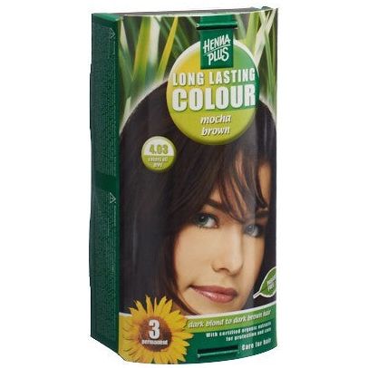 HENNA PLUS Long Last Colour 4.03 mokkabraun - COSMONDO