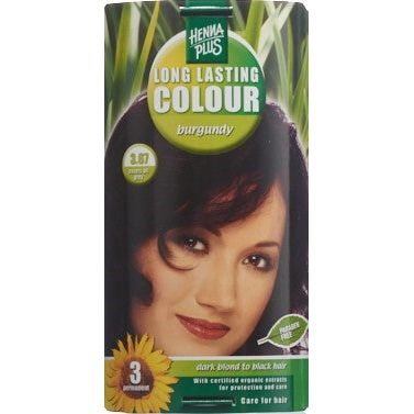 HENNA PLUS Long Last Colour 3.67 burgund - COSMONDO