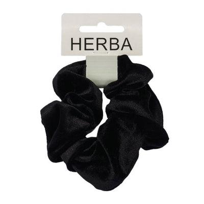 HERBA Scunci 11cm Samt schwarz - COSMONDO