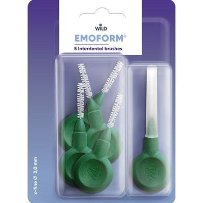 EMOFORM Interdentalbürsten 3.0mm dunkelgrün - COSMONDO