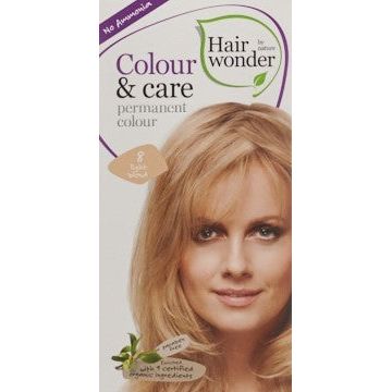 HENNA Hairwonder Colour & Care 8 hell blond - COSMONDO