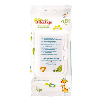 Nuby Citroganix Reinigungstücher antibakteriell für Nuggi/Spielzeug - COSMONDO