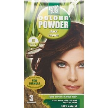 HENNA PLUS Colour Powder 57 braun - COSMONDO