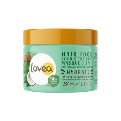 LOVEA Hair Food Maske 3 in 1 Grüntee Kokos - COSMONDO