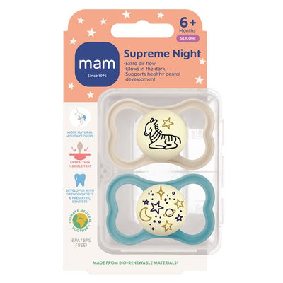 MAM Supreme Night Nuggi Sili 6-16m - COSMONDO