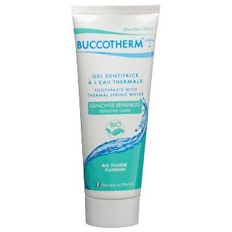 Buccotherm Zahngel Sensitiv Zahnfleisch BIO (mit Fluor) - COSMONDO