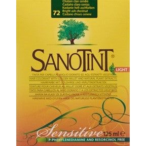 SANOTINT Sensitive Haarfarbe 72 kasta hell-aschfa - COSMONDO