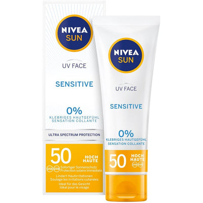 NIVEA Sun UV Face Sensitive LSF50 - COSMONDO