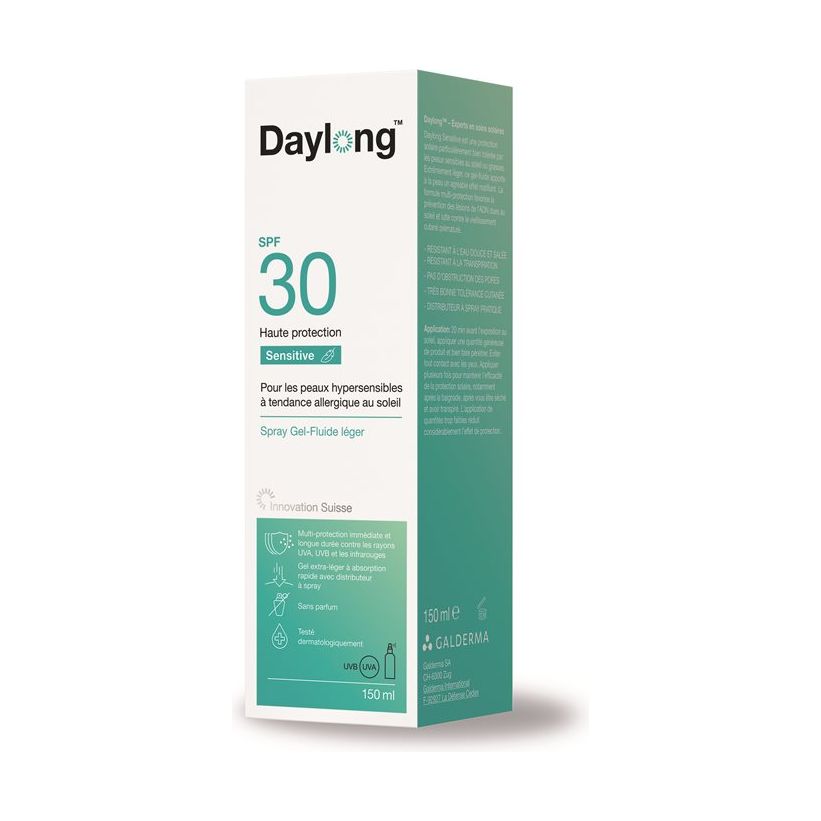 Daylong Sensitive Gel-Fluid Spray SPF30 - COSMONDO