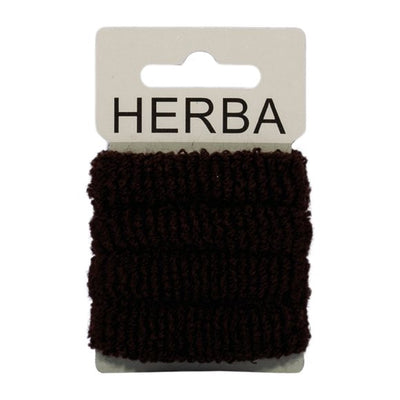 HERBA Haarbinder 4cm frottée schwarz - COSMONDO