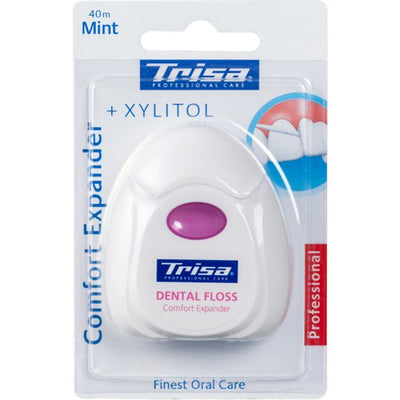 TRISA Zahnseide Comfort Expander 40m mint Xylitol - COSMONDO