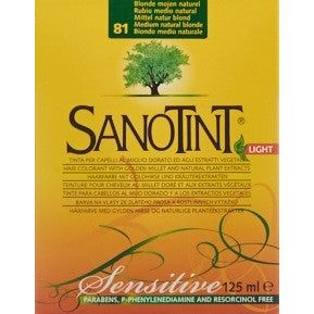 SANOTINT Sensitive Haarfarbe 81 mittel naturblond - COSMONDO