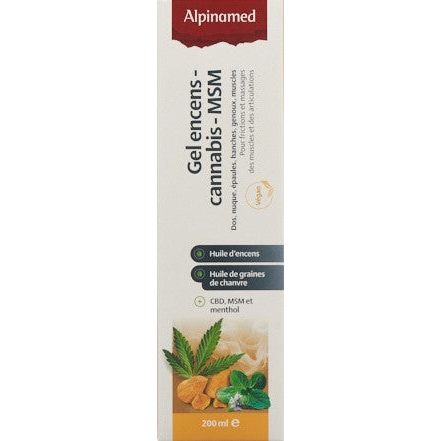 ALPINAMED Weihrauch Cannabis MSM Gel Disp - COSMONDO