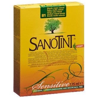 SANOTINT Sensitive Haarfarbe 81 mittel naturblond - COSMONDO