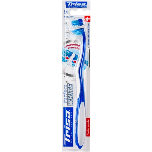 TRISA PerfectWhite Zahnbürste medium - COSMONDO
