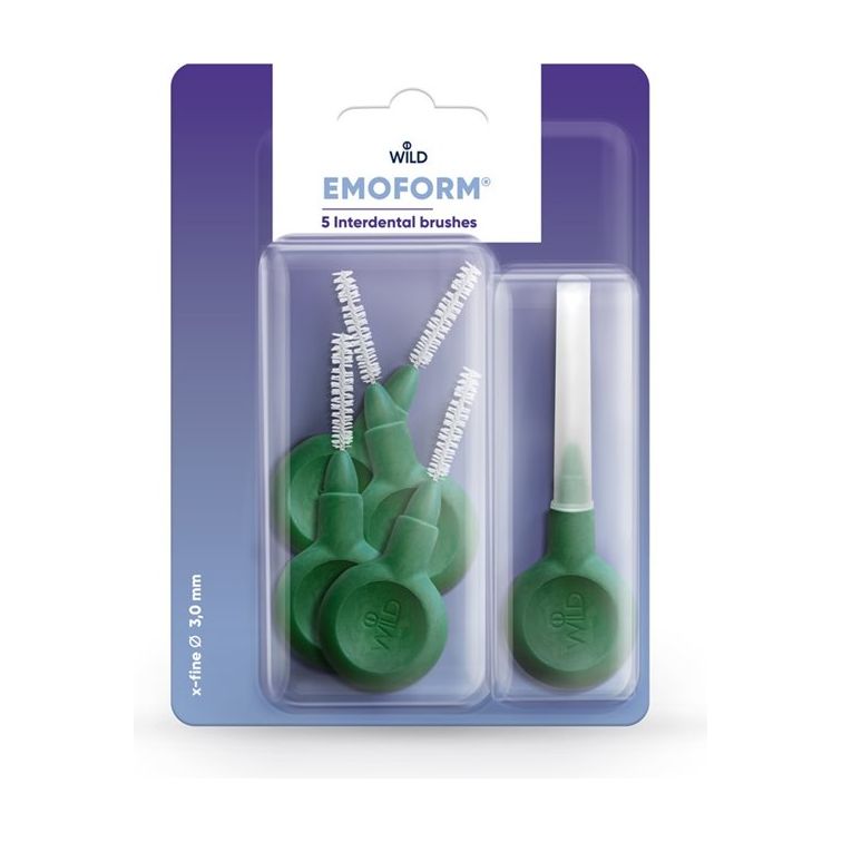 EMOFORM Interdentalbürsten 3.0mm dunkelgrün - COSMONDO