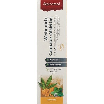 ALPINAMED Weihrauch Cannabis MSM Gel Disp - COSMONDO