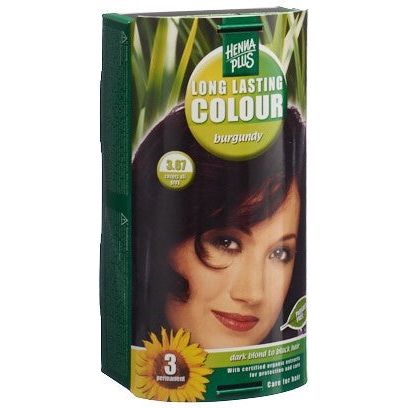 HENNA PLUS Long Last Colour 3.67 burgund - COSMONDO