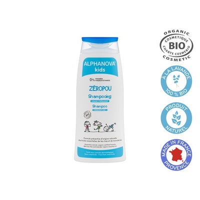 ALPHANOVA kids ZEROPOU shampooing préventif - COSMONDO