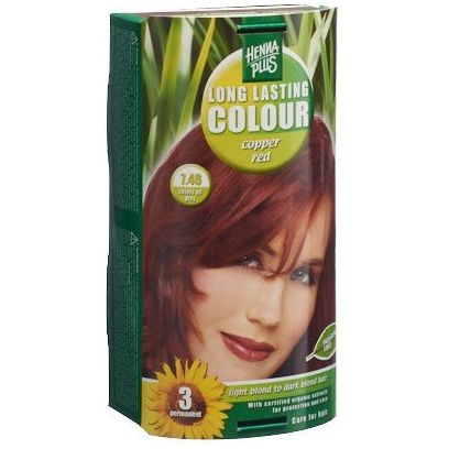 HENNA PLUS Long Last Colour 7.46 copper red - COSMONDO