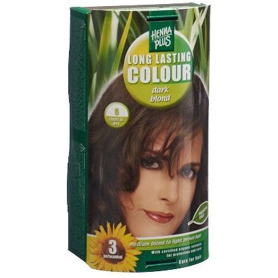 HENNA PLUS Long Last Colour 6 dunkelblond - COSMONDO
