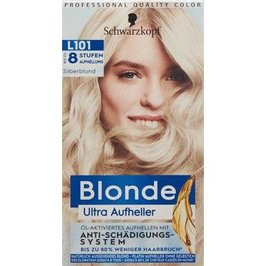 SCHWARZKOPF BLONDE L101 Platin Aufheller Silberbl - COSMONDO
