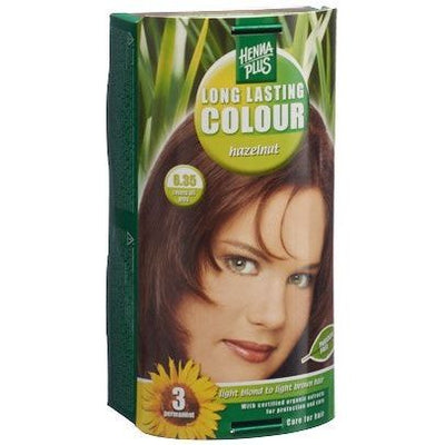 HENNA PLUS Long Last Colour 6.35 haselnuss - COSMONDO