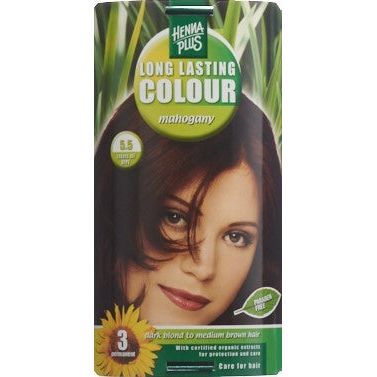HENNA PLUS Long Last Colour 5.5 mahagoni - COSMONDO