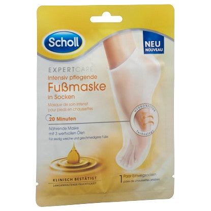 SCHOLL Intensiv pflegende Fussmaske 3-fach Ölkomplex