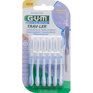 GUM Trav-Ler 0.6mm ISO 1 cylindric lila - COSMONDO