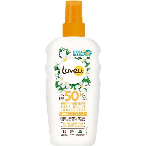 LOVEA Spray hydratant SPF50+ Monoï Tahiti - COSMONDO