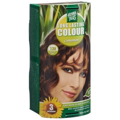 HENNA PLUS Long Last Colour 7.38 zimt - COSMONDO