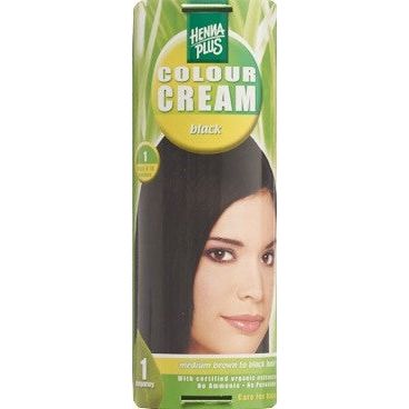 HENNA PLUS Colour Cream 1 schwarz - COSMONDO