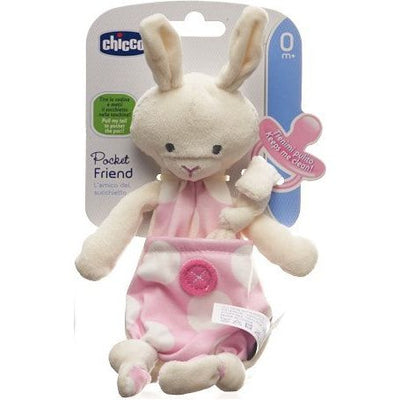 CHICCO POCKET FRIENDS Schnullerhalter Girl 0m+ - COSMONDO