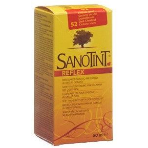 SANOTINT Reflex Haartönung 52 dunkelbraun - COSMONDO