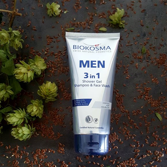 BIOKOSMA MEN 3 in 1 Shower Gel & Shampoo & Face Wash - COSMONDO