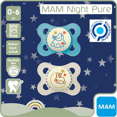 MAM Night Nuggi Kautschuk 0-6m - COSMONDO